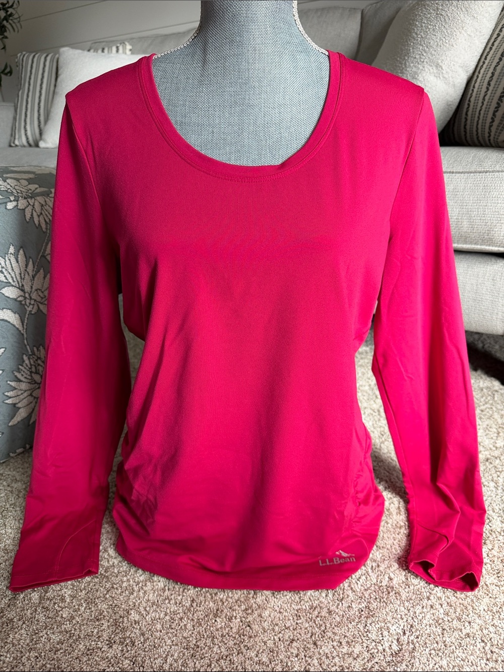 L.L. Bean Women's Long-Sleeve Scoop Neck Top
